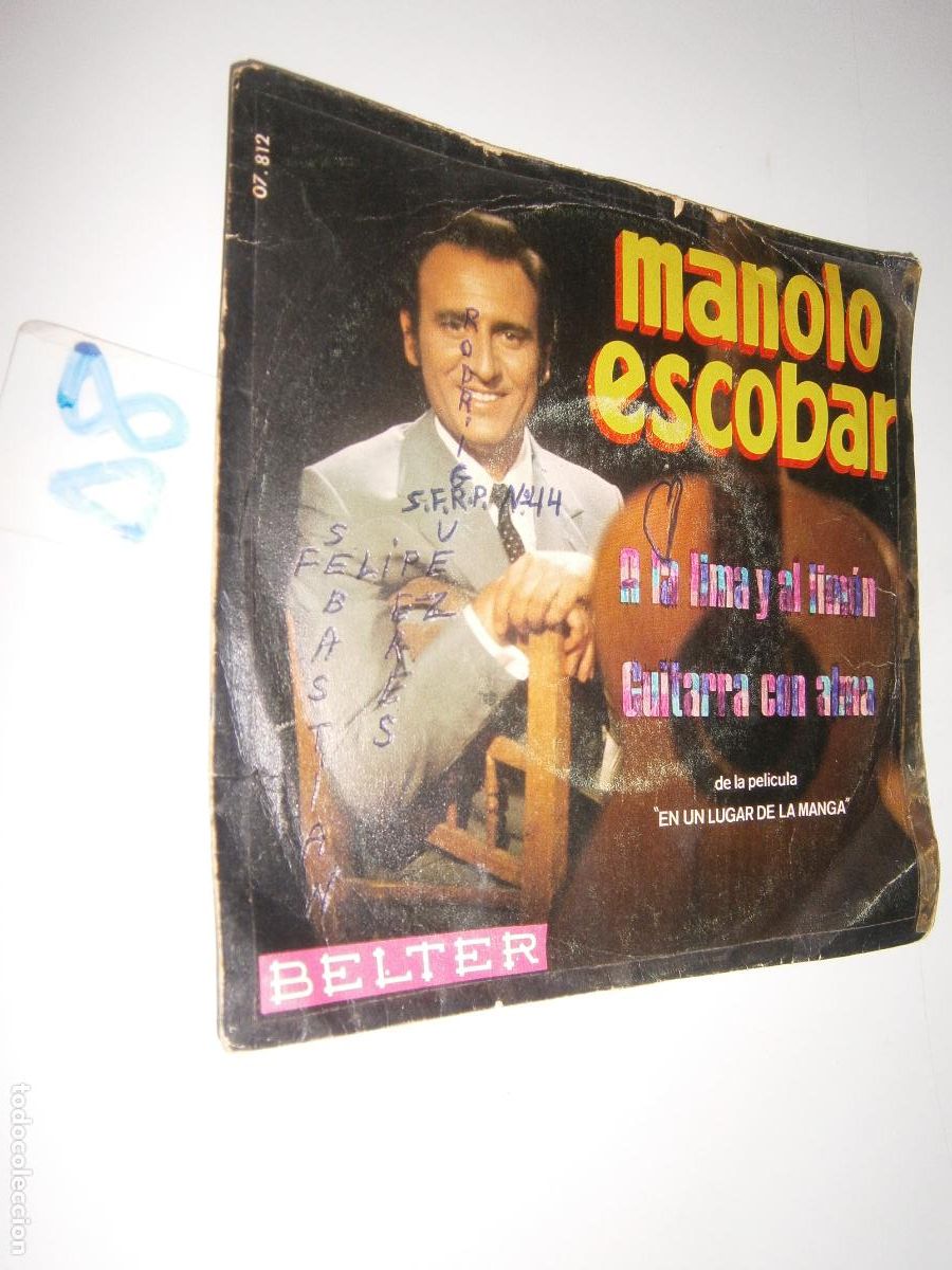Discos de vinilo: ANTIGUO SINGLE - MANOLO ESCOBAR - Foto 1