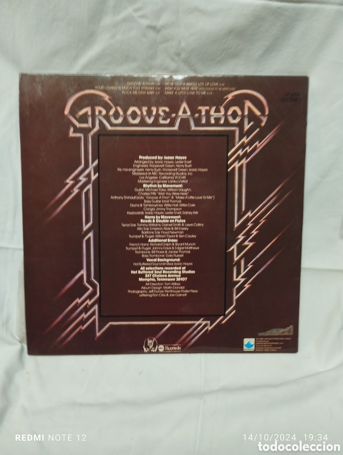 Discos de vinilo: ISAAC HAYES GROVE A THON - Foto 4
