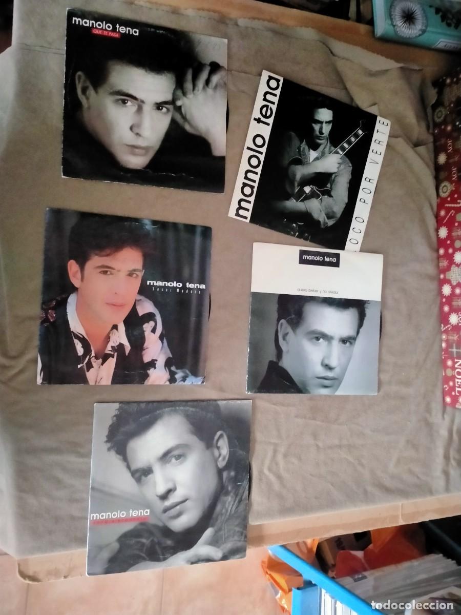 Discos de vinilo: vinilos single de manolo tena - Foto 1
