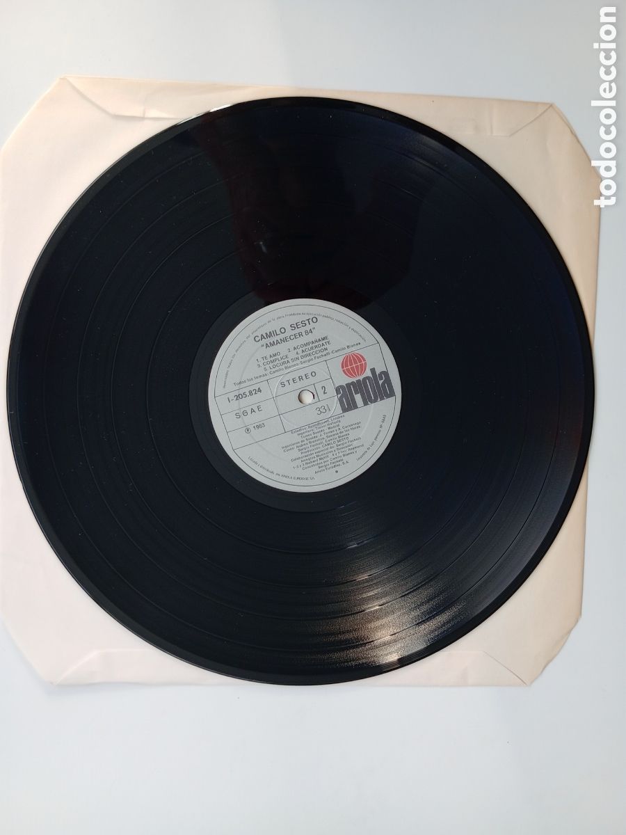 Discos de vinilo: Camilo Sexto. Amanecer 84. LP - Foto 4