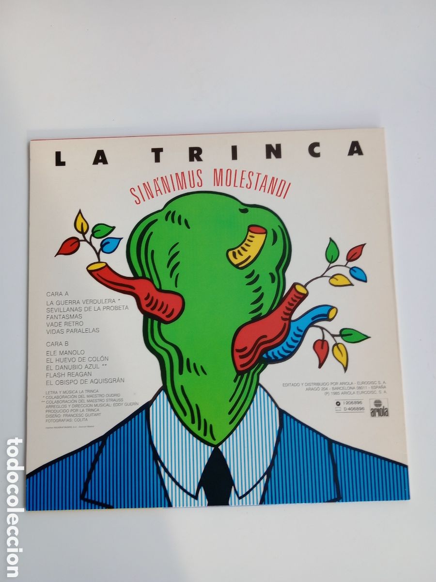 Discos de vinilo: La Trinca. Sinanimus molestandi. LP - Foto 2