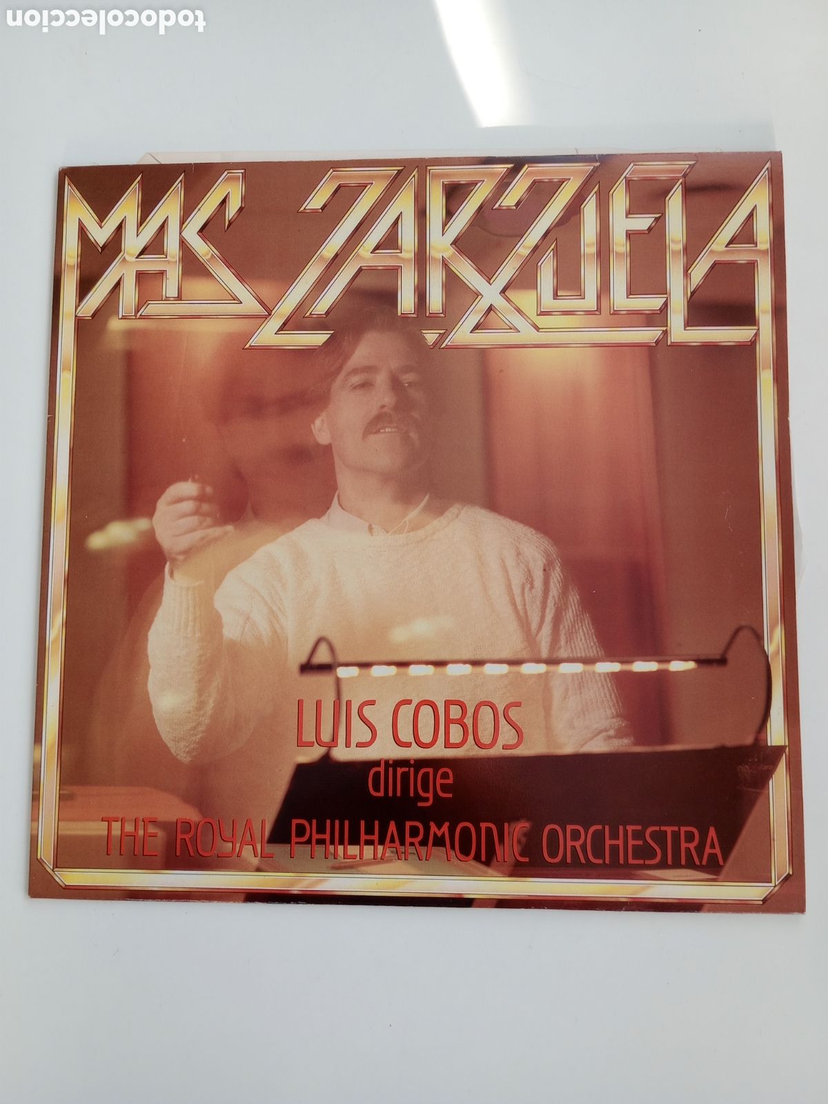 Discos de vinilo: Luis Cobos. M&aacute;s Zarzuela. LP - Foto 1