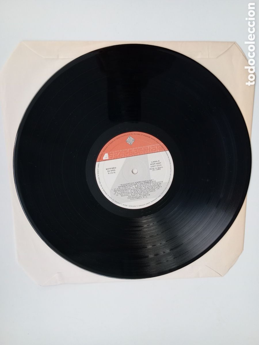 Discos de vinilo: Werner Muller y su orquesta. Rom&aacute;ntica. LP - Foto 3