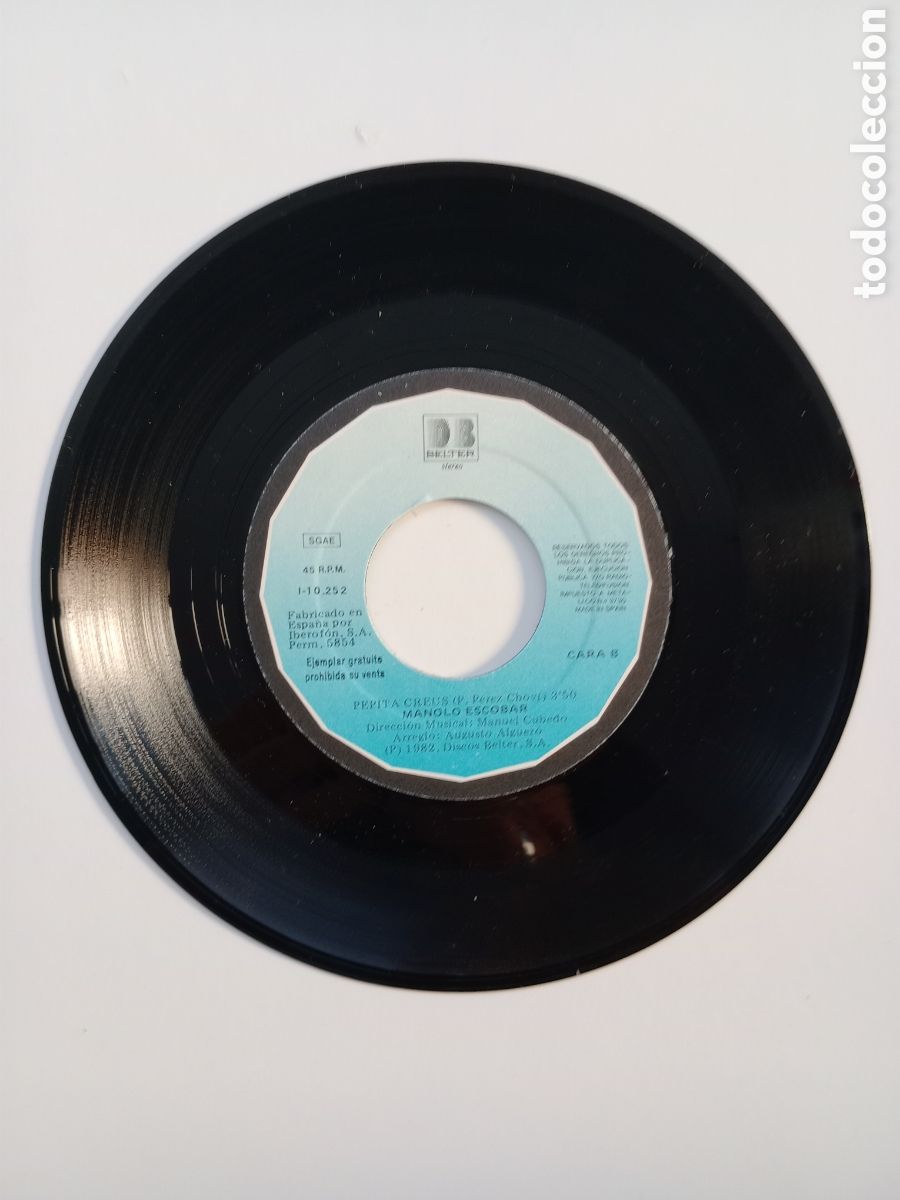 Discos de vinilo: Manolo Escobar. Espa&ntilde;a ca&ntilde;i - Foto 3