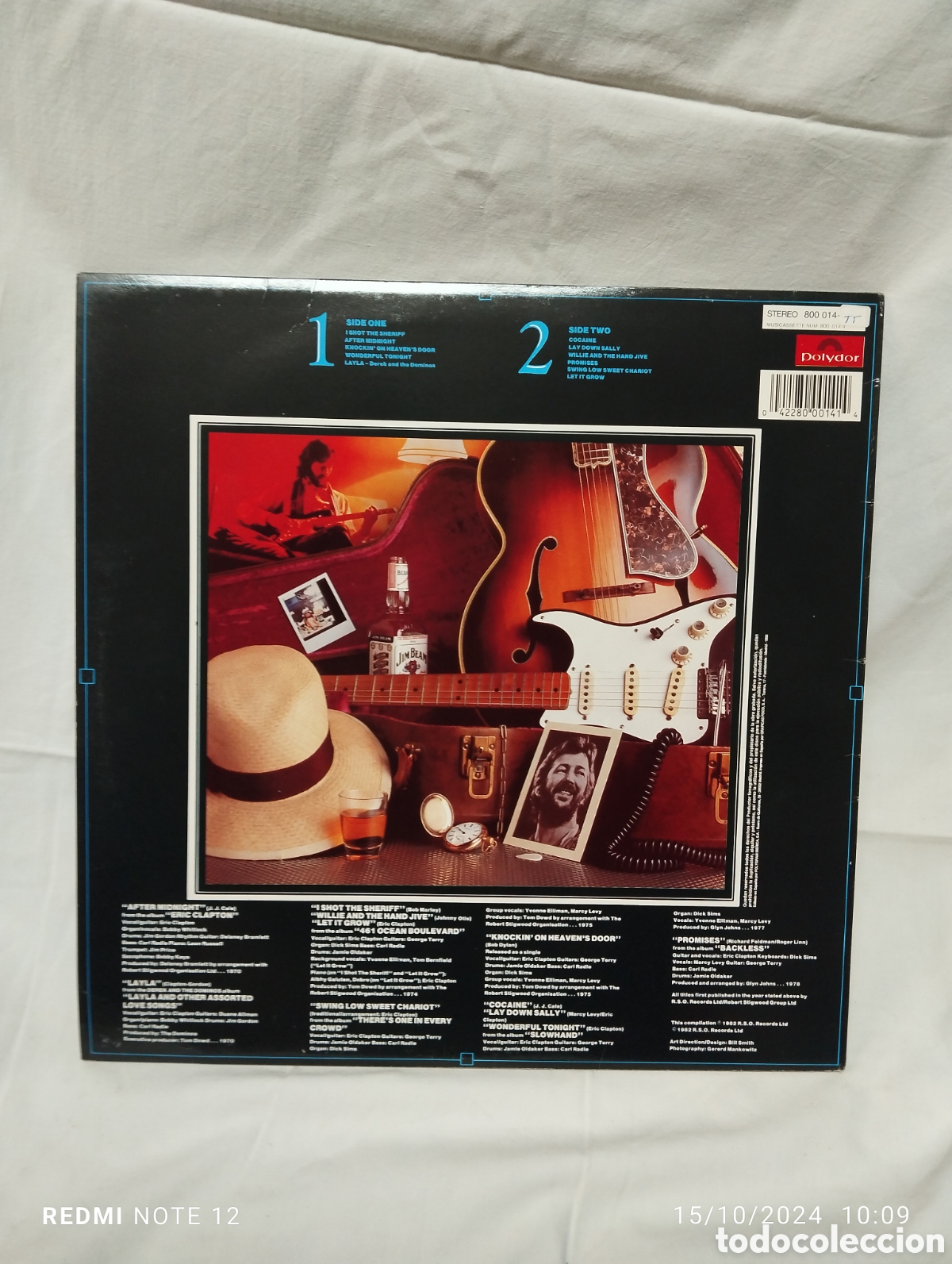 Discos de vinilo: ERIC CLAPTON, THE BEST TIME PIECES - Foto 2