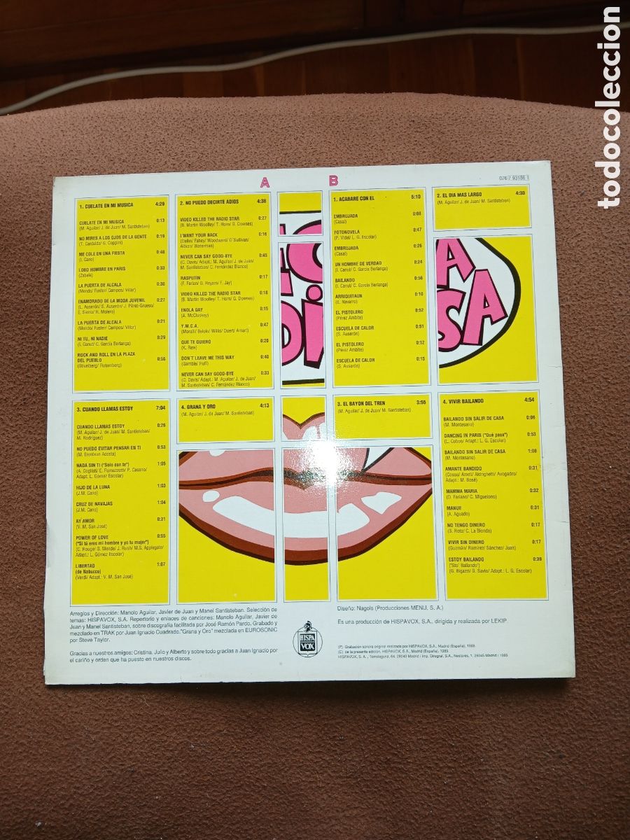 Discos de vinilo: Lp La D&eacute;cada Prodigiosa.Los a&ntilde;os 80 - Foto 2