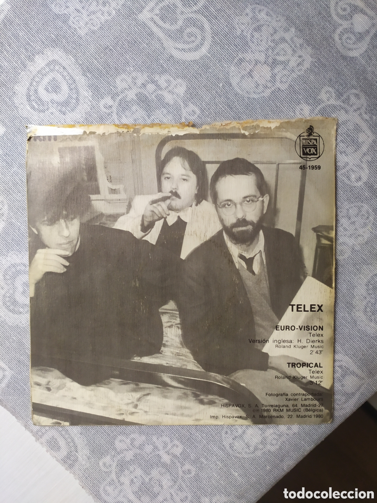 Discos de vinilo: Single Telex. Euro-vision / Tropical - Foto 2