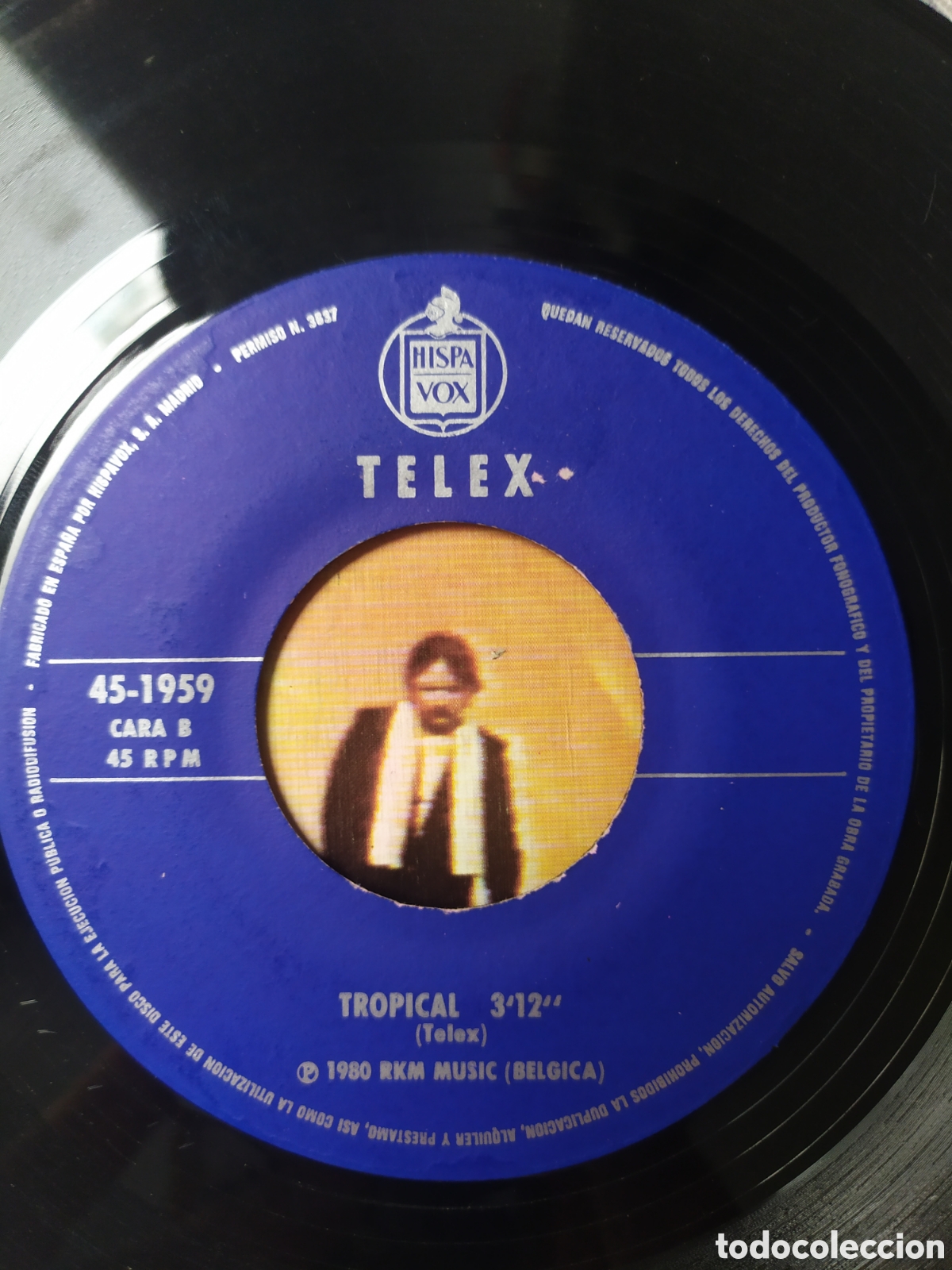 Discos de vinilo: Single Telex. Euro-vision / Tropical - Foto 4