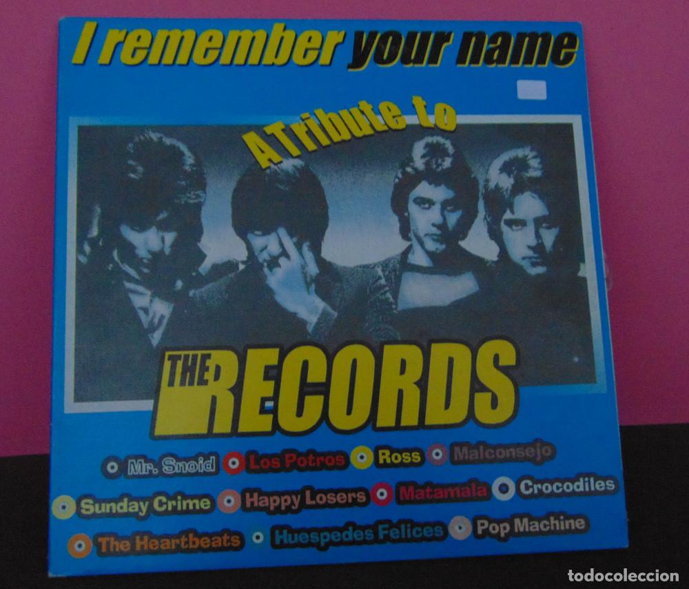 Discos de vinilo: I Remember Your Name - TRIBUTO A THE RECORDS - LP 1996 - Foto 1