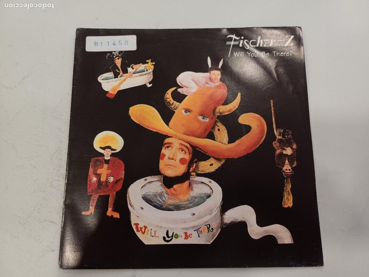 Discos de vinilo: FISCHER Z/WILL YOU BE THERE/SINGLE. - Foto 1