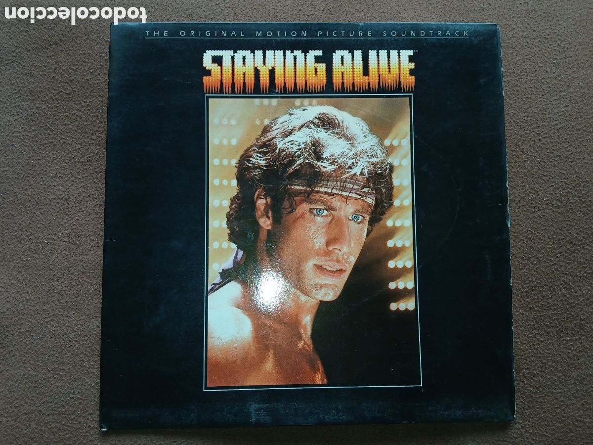 Discos de vinilo: Lp Bee Gees. Staying Alive. - Foto 1