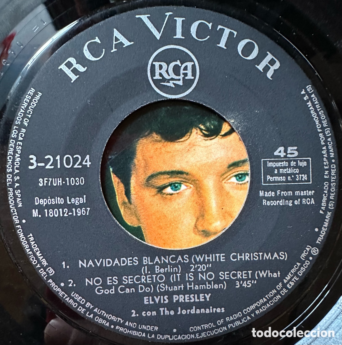 Discos de vinilo: Elvis Presley Christmas EP - Foto 4