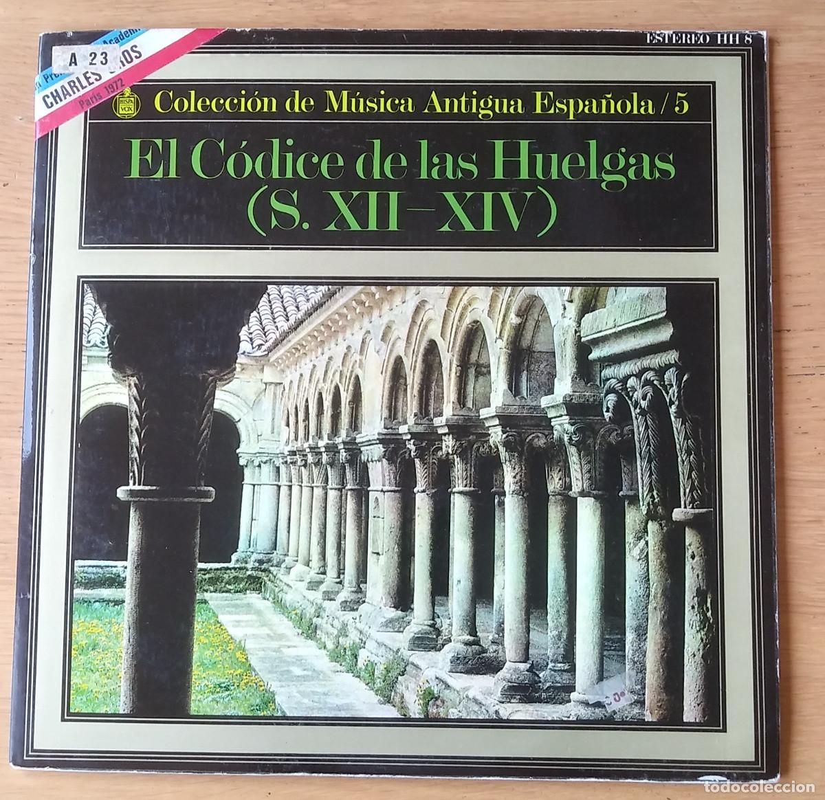 Discos de vinilo: CORO DE MONJAS DEL MONASTERIO DE LAS HUELGAS: &rdquo;EL C&Oacute;DICE DE LAS HUELGAS (S. XII-S.XIV)&rdquo; LP VINILO