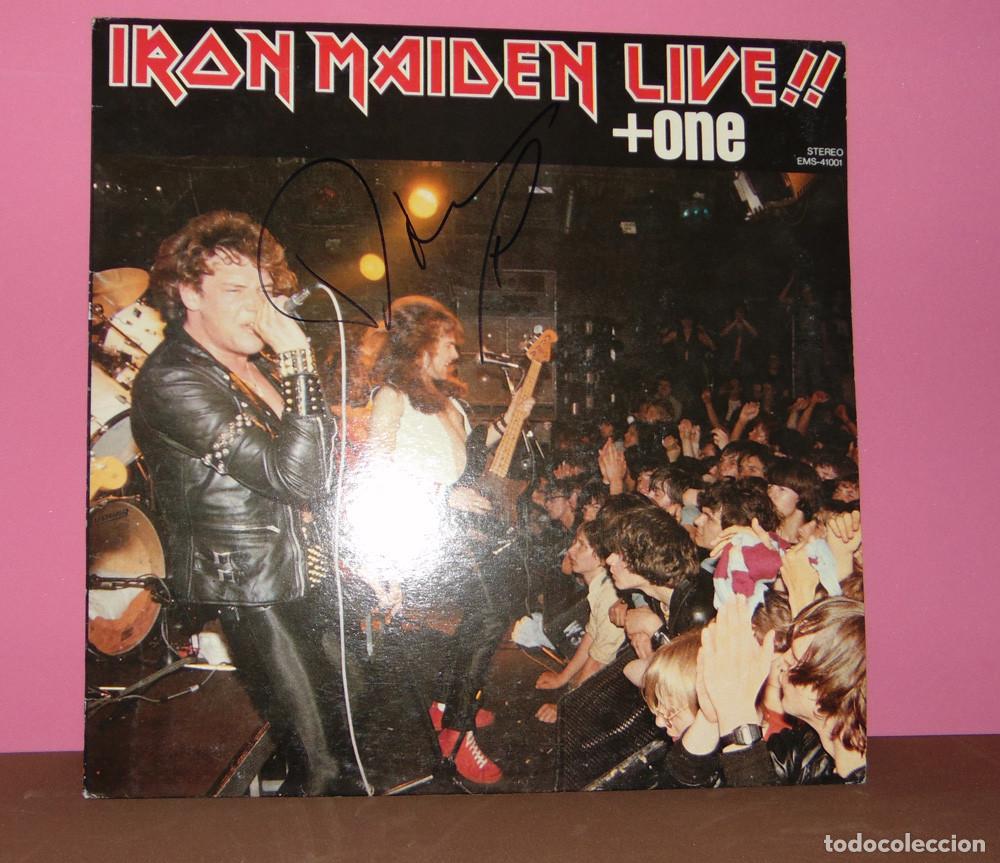 Discos de vinilo: IRON MAIDEN &lrm;&ndash; Live!! +One - MAXISINGLE 4 TEMAS - - Foto 1
