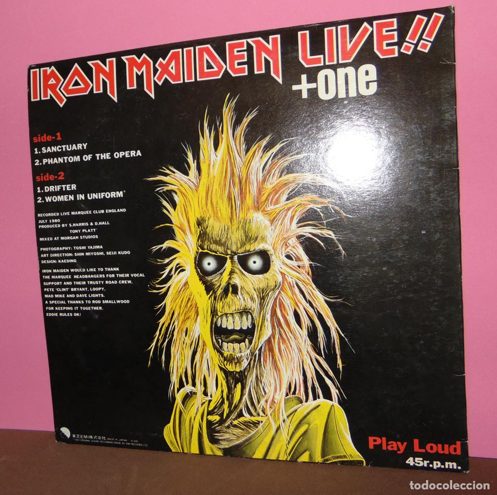 Discos de vinilo: IRON MAIDEN &lrm;&ndash; Live!! +One - MAXISINGLE 4 TEMAS - - Foto 3
