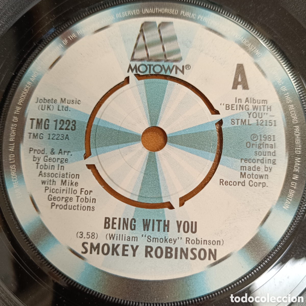Discos de vinilo: Smokey Robinson &ndash; Being With You - Foto 1