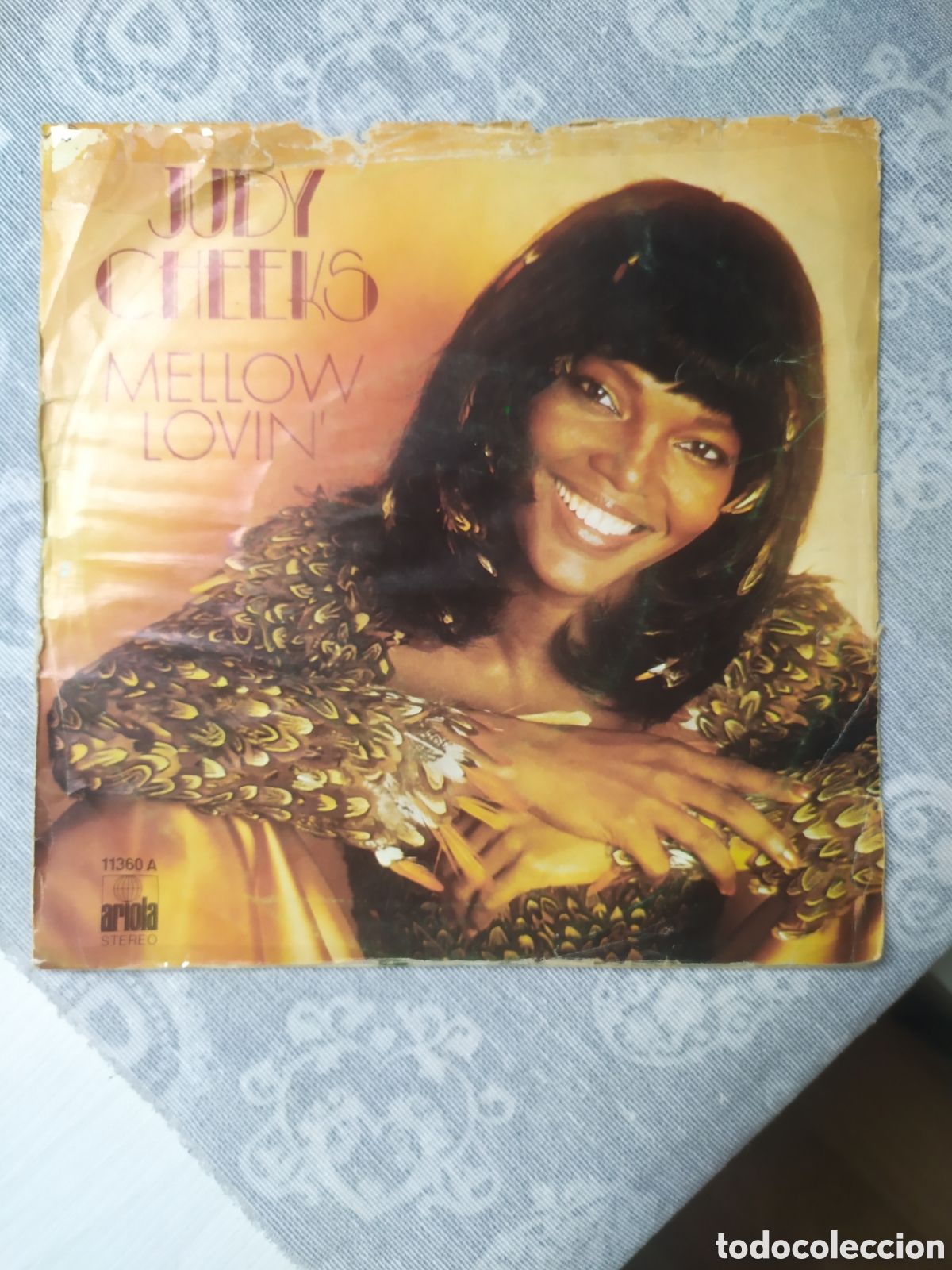 Discos de vinilo: Single Judy Cheeks. Mellow lovin / Darling thats me - Foto 1