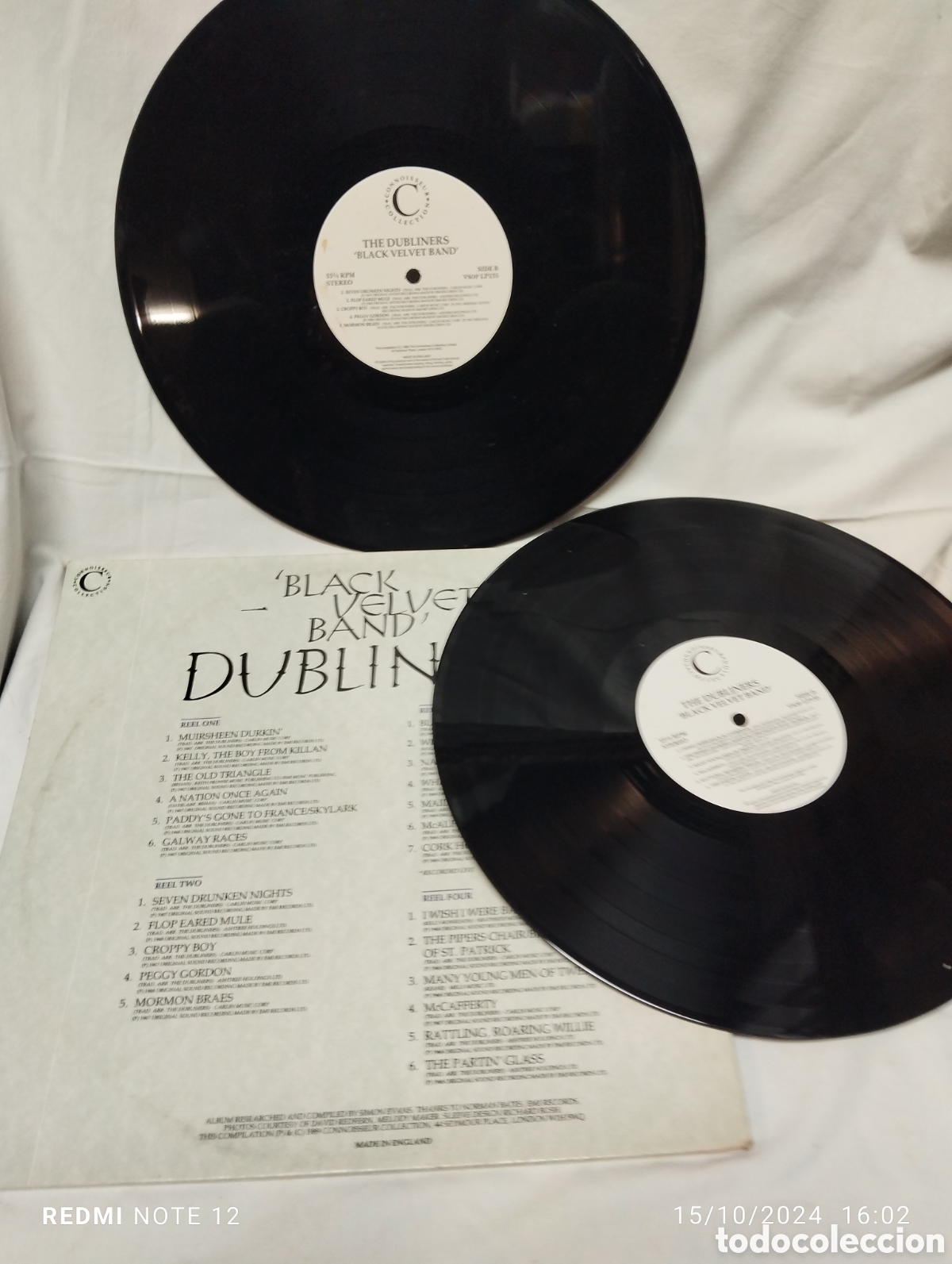 Discos de vinilo: DUBLINERS, BLACK VELVET BAND - Foto 3