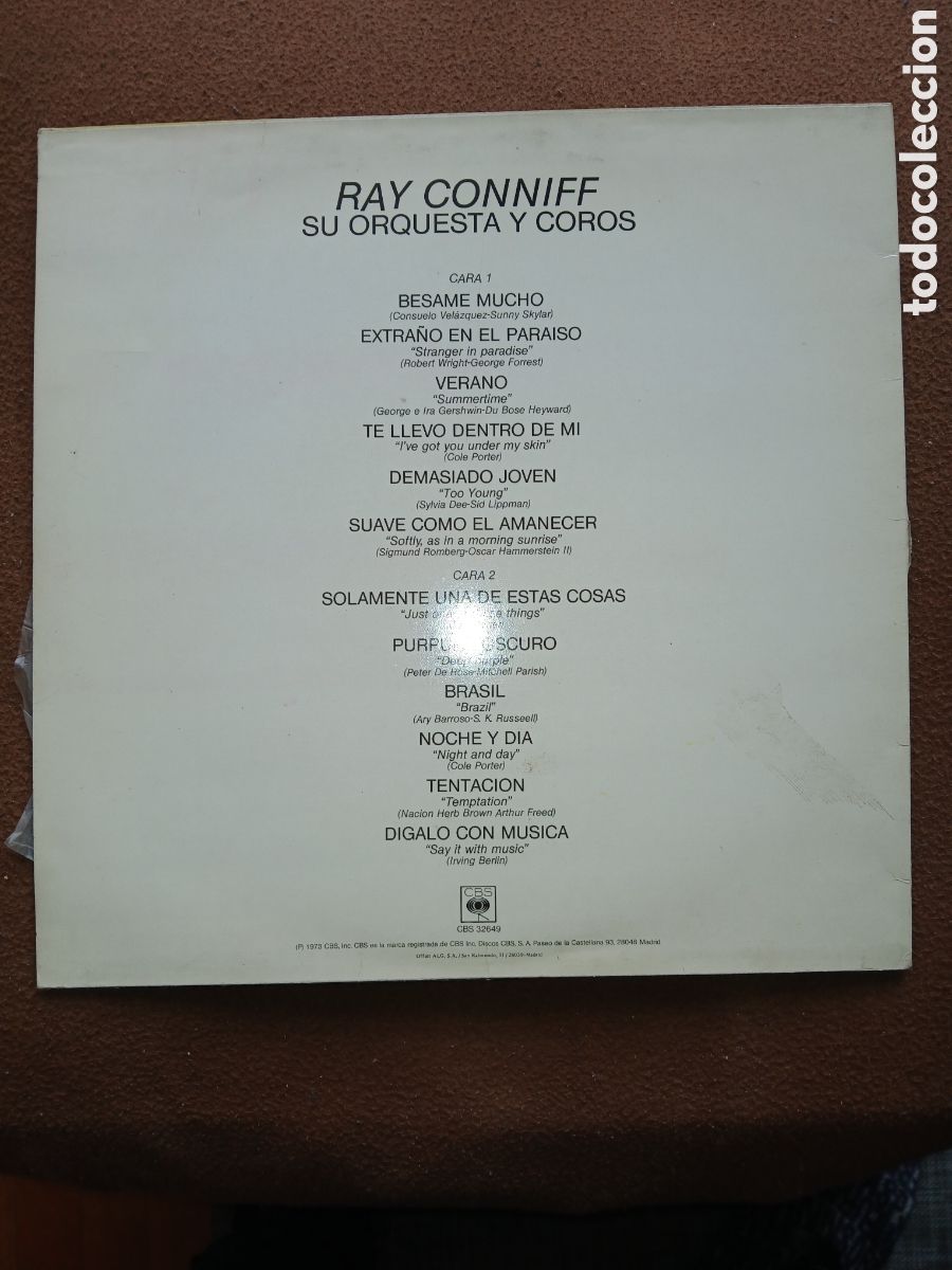 Discos de vinilo: Lps Ray Coniff. Bridge overa Troubled.... - Foto 5