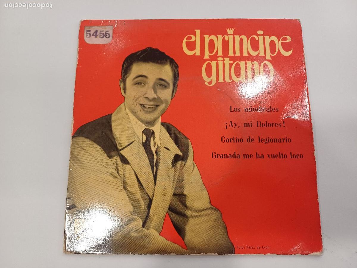Discos de vinilo: EL PRINCIPE GITANO/LOS MIMBRALES/SINGLE. - Foto 1