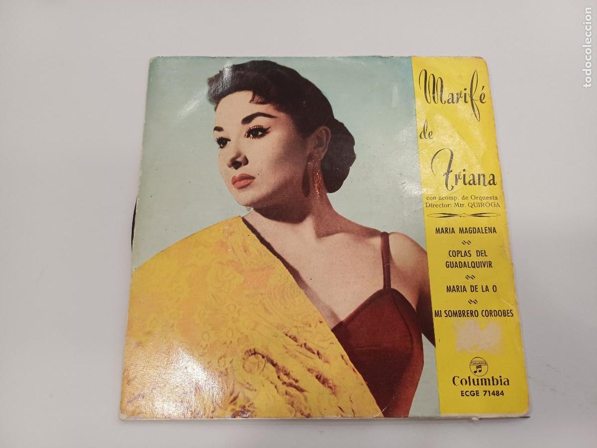 Discos de vinilo: MARIFE DE TRIANA/MARIA DE LA O/SINGLE. - Foto 1