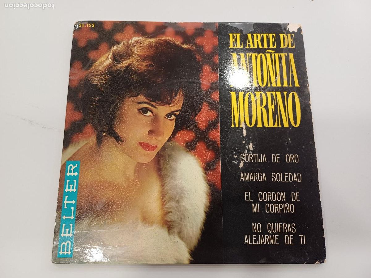 Discos de vinilo: ANTO&Ntilde;ITA MORENO/SORTIJA DE ORO/SINGLE. - Foto 1