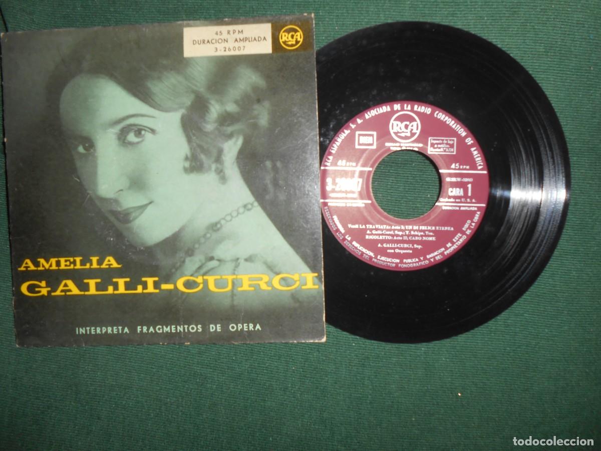 Discos de vinilo: AMELIA GALLI-CURCI Interpreta Fragmentos de Opera - Foto 3