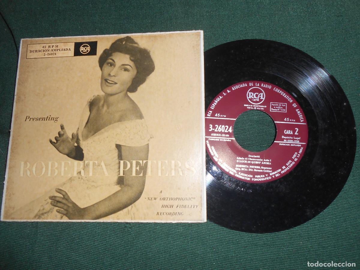 Discos de vinilo: ROBERTA PETERS -RCA 1958 - Foto 3