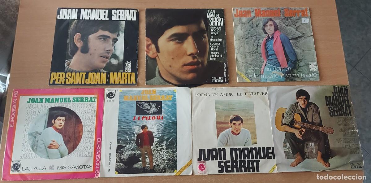 Discos de vinilo: 7 singles Ep 7&rdquo; Joan Manuel Serrat - Foto 1