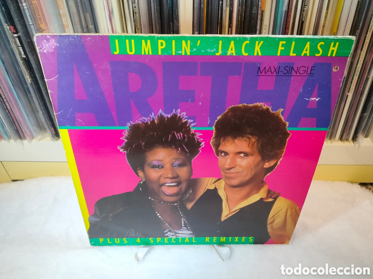 Discos de vinilo: Aretha Franklin - Jumpin Jack flash - Foto 1