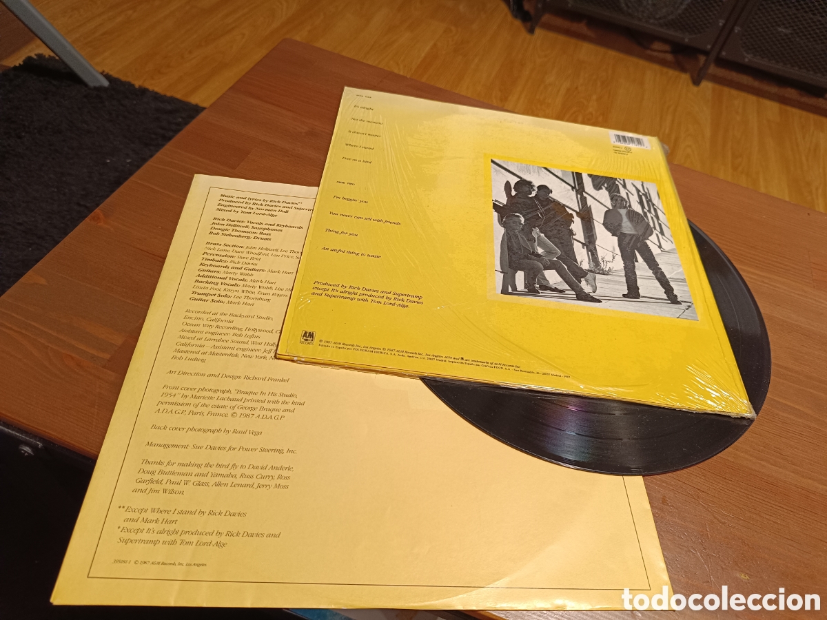 Discos de vinilo: Supertramp Free as a bird(jav) - Foto 2