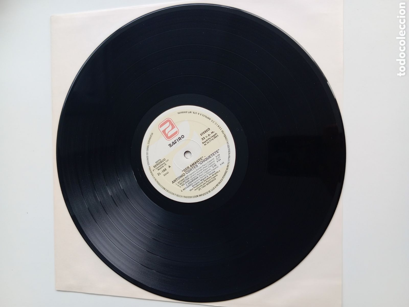 Discos de vinilo: Chiquetete. Ser amante. LP - Foto 3