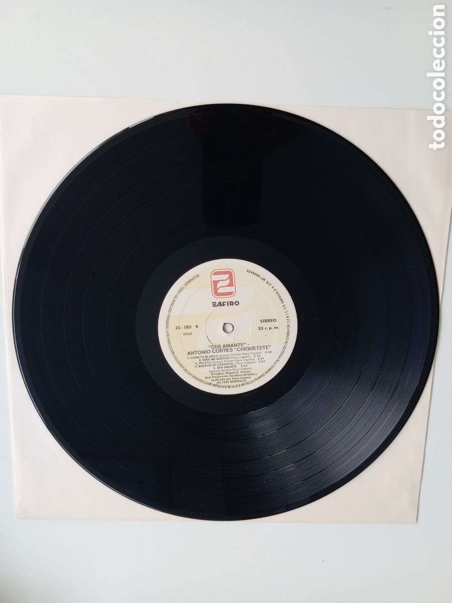 Discos de vinilo: Chiquetete. Ser amante. LP - Foto 4