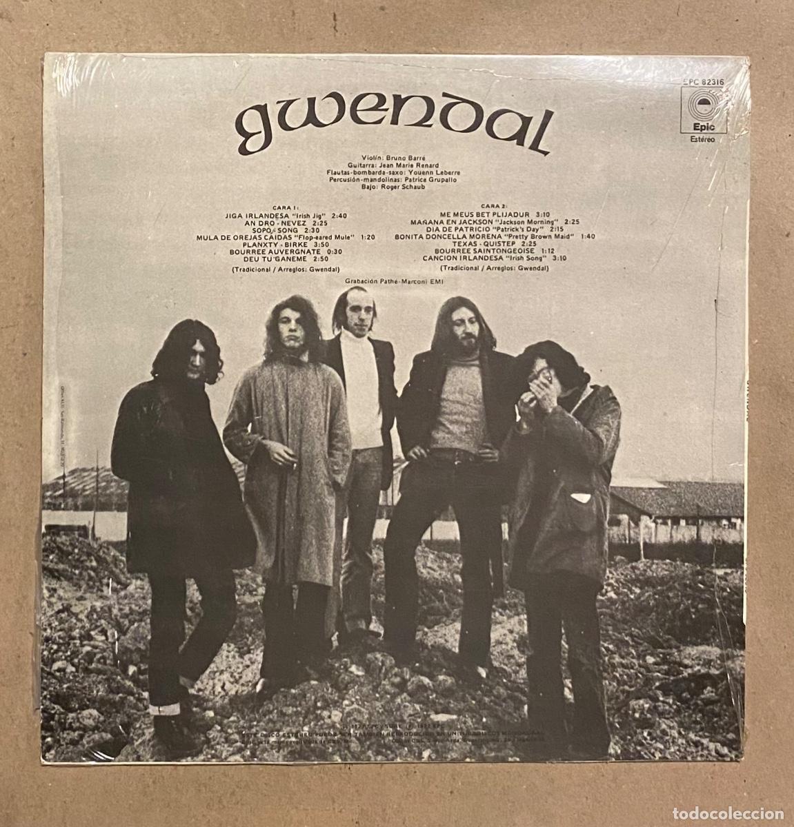 Discos de vinilo: VINILO. GWENDAL &ldquo;GWENDAL&rdquo;. EPIC 1977. - Foto 2