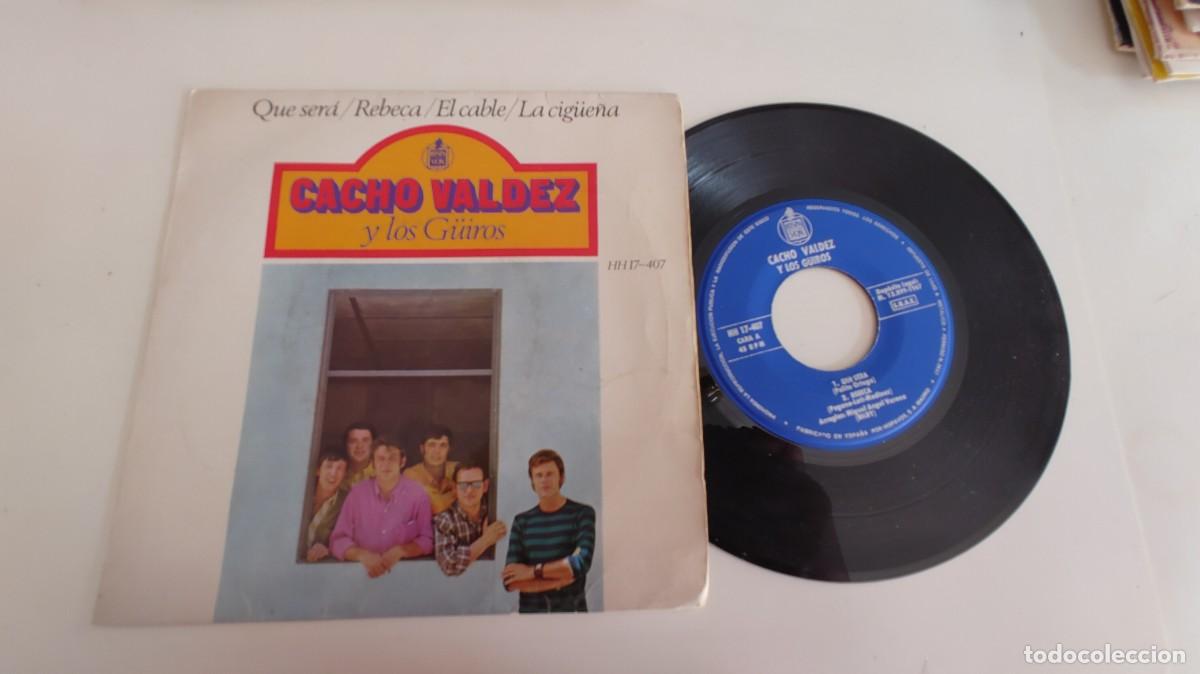 Discos de vinilo: CACHO VALDEZ-EP QUE SERA +3 - Foto 1