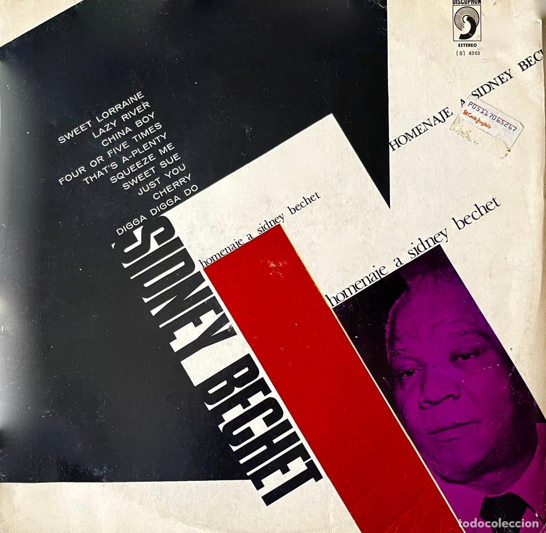 Discos de vinilo: SIDNEY BECHET. HOMENAJE A SIDNEY BECHET. LP ORIGINAL ESPA&Ntilde;A - Foto 1