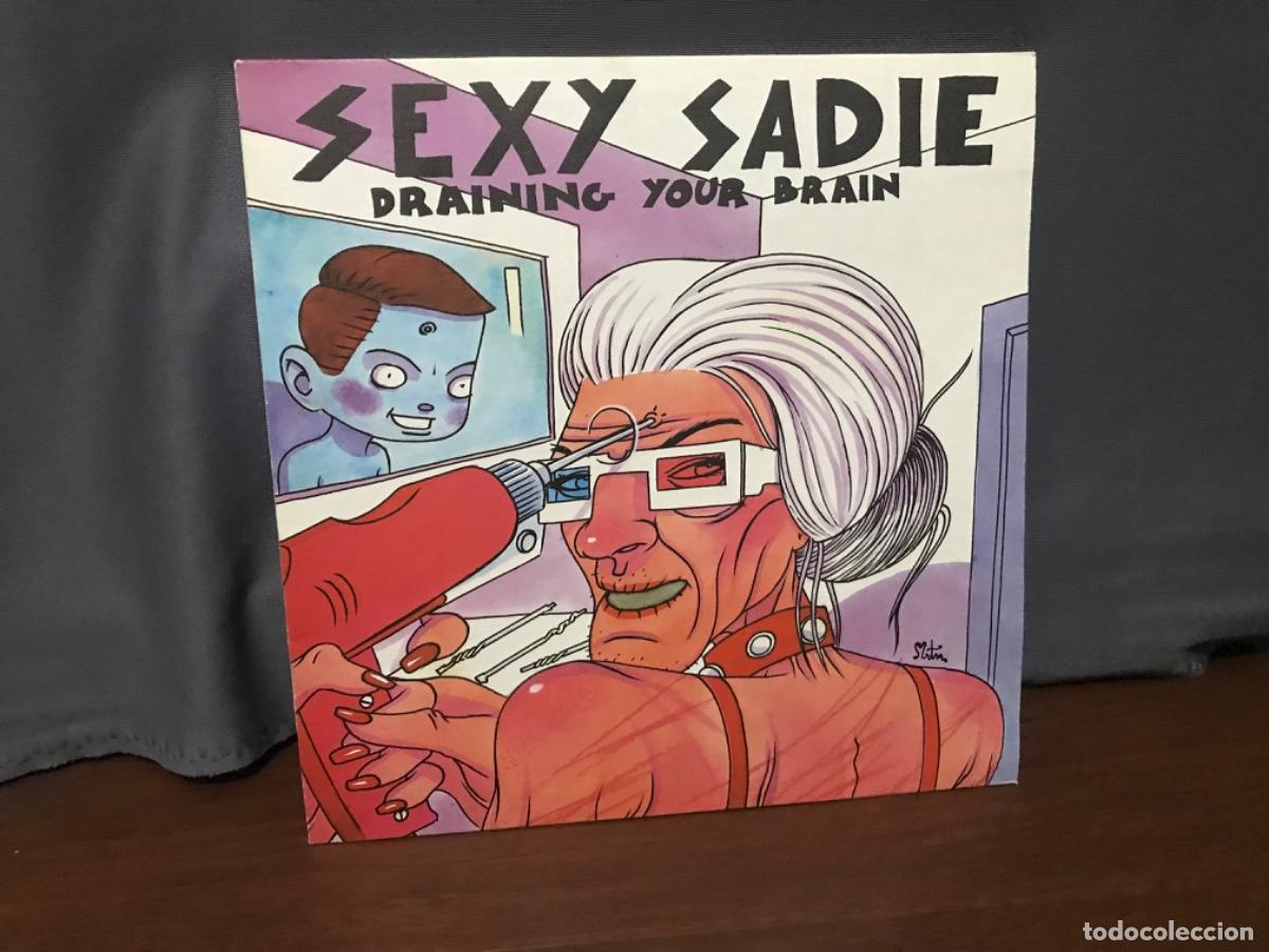 Discos de vinilo: LP Sexy Sadie Draining your Brain - Foto 13