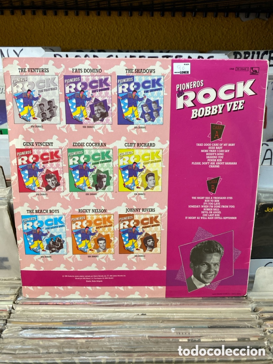 Discos de vinilo: Bobby Vee - Pioneros del Rock - Foto 2