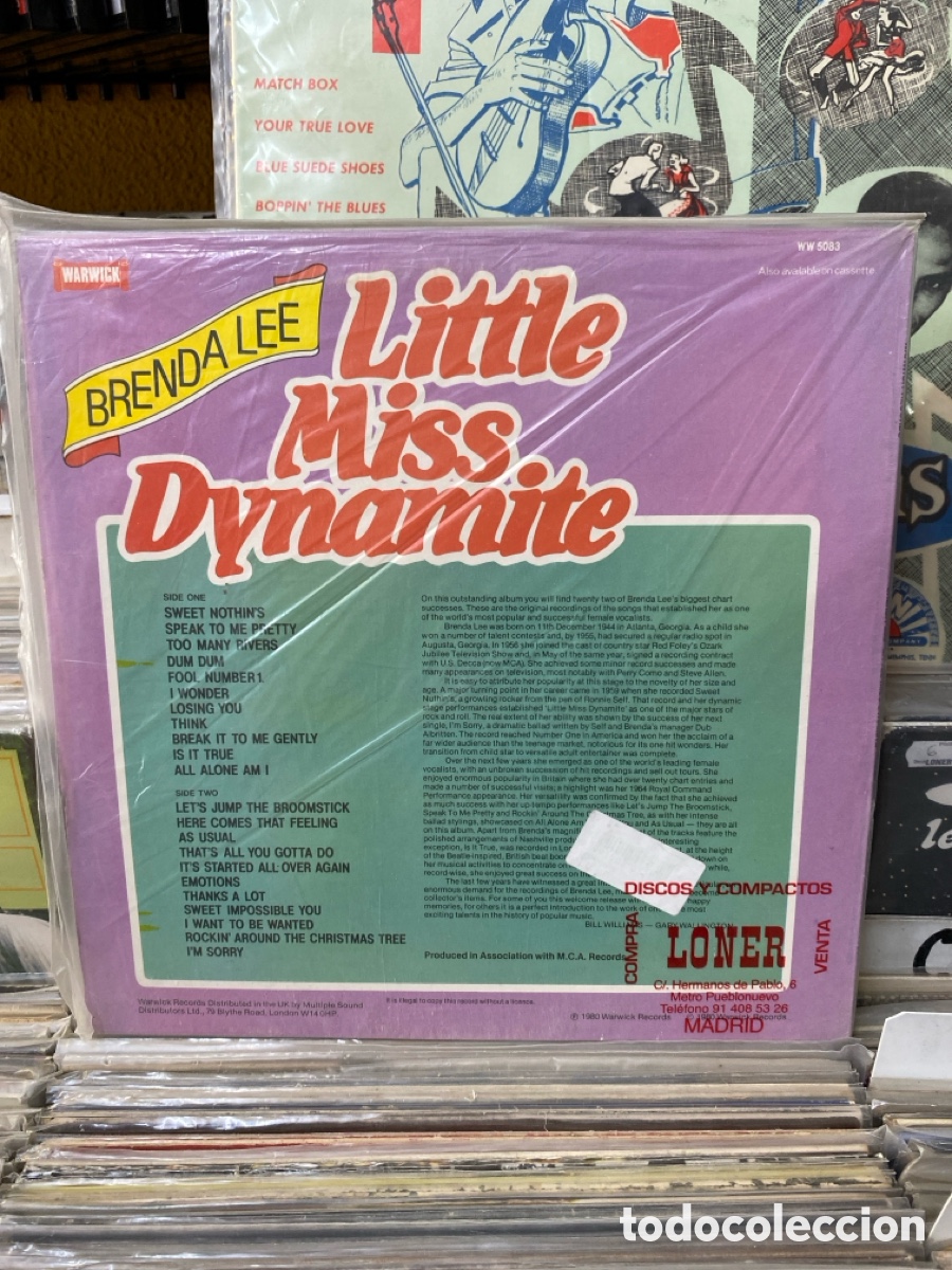 Discos de vinilo: Brenda Lee - Little Miss Dynamite - Foto 2