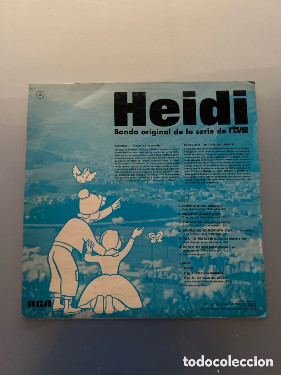 Discos de vinilo: Disco vinilo Heidi banda original - Foto 2