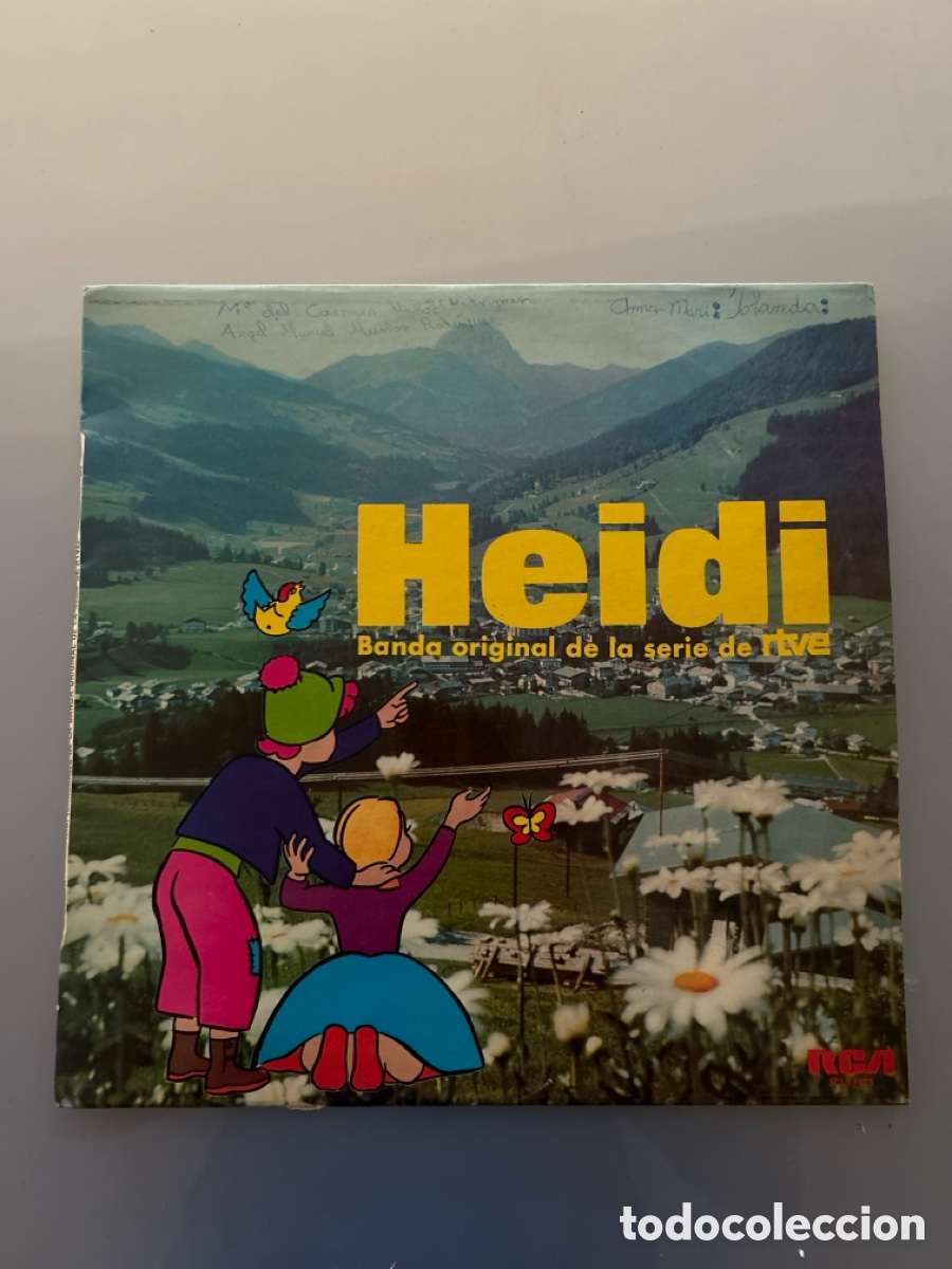 Discos de vinilo: Disco vinilo Heidi banda original - Foto 1
