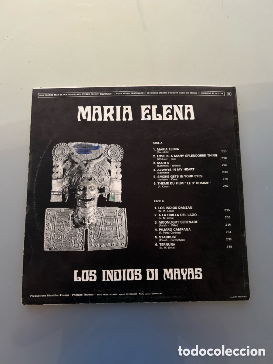 Discos de vinilo: Disco vinilo Mar&iacute;a Elena - Foto 2