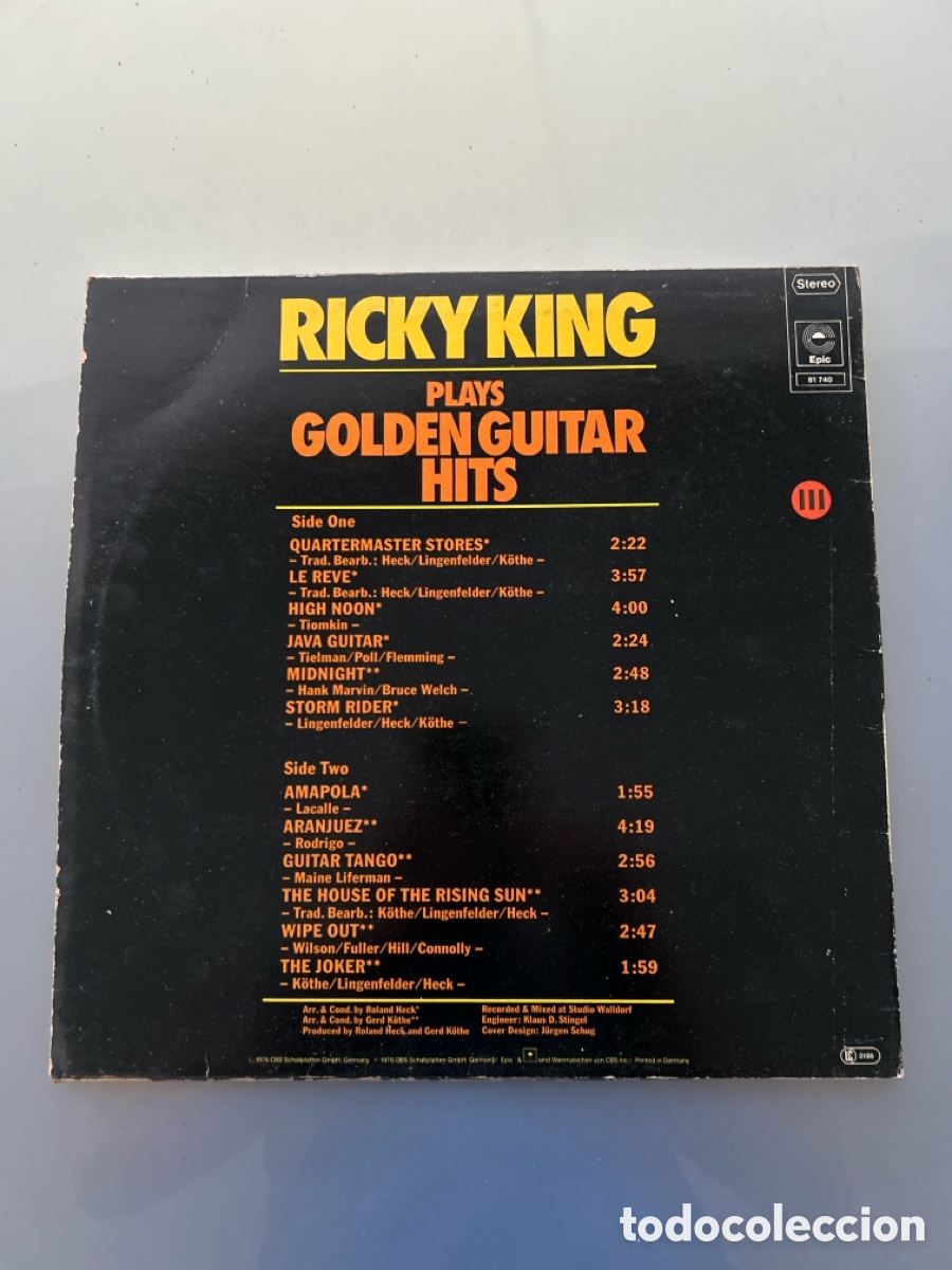 Discos de vinilo: Disco vinilo Ricky King - Foto 2