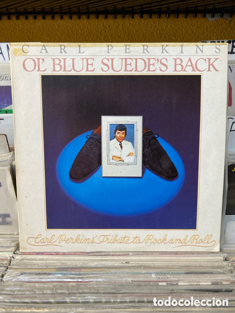 Discos de vinilo: Carl Perkins - Ol&rsquo; Blue Suede&rsquo;s Back - Foto 1