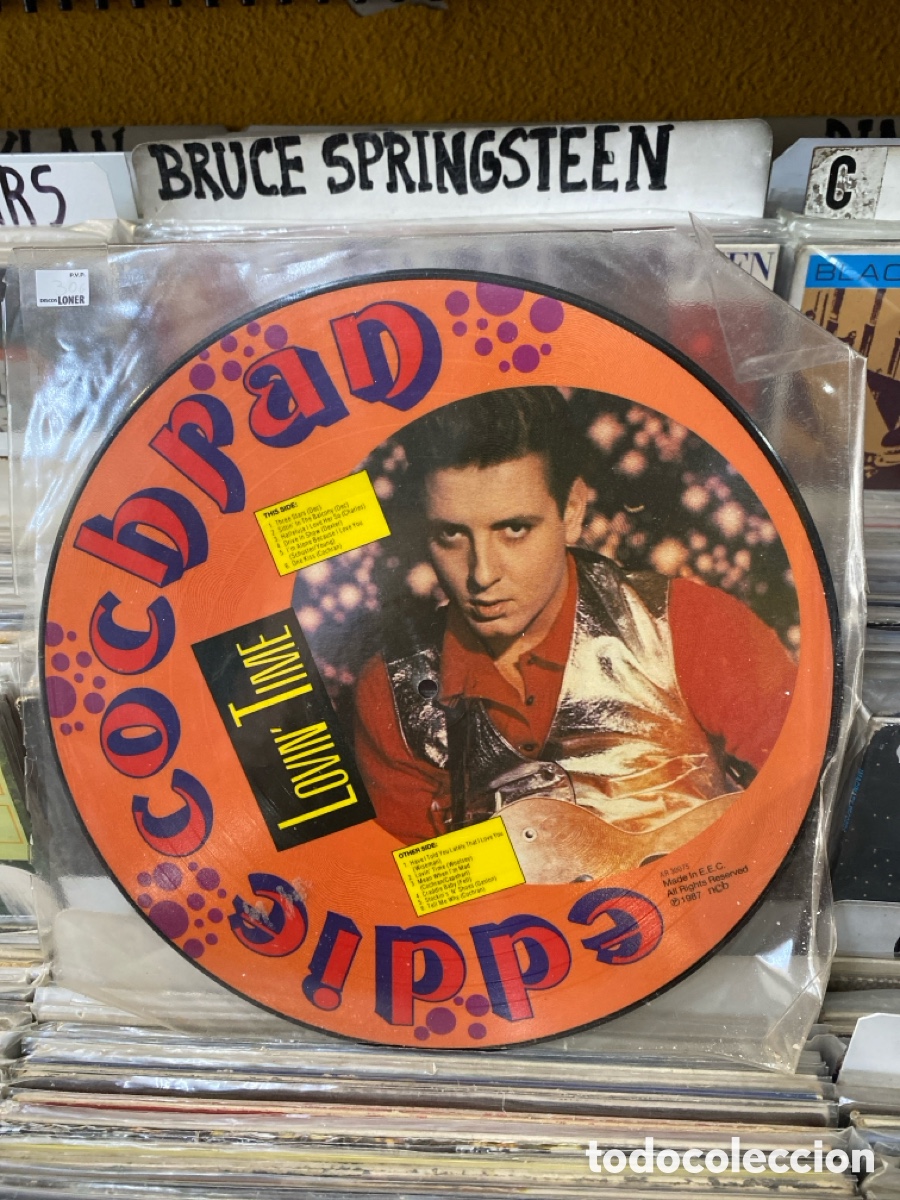 Discos de vinilo: Eddie Cochran - Lovin&rsquo; Time - Foto 2
