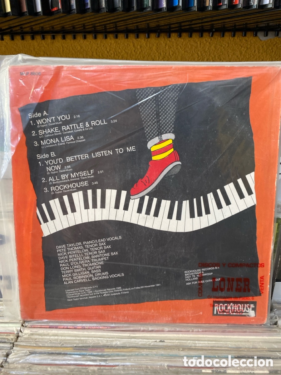 Discos de vinilo: Dave Taylor - Steppin&rsquo; outa line - Foto 2