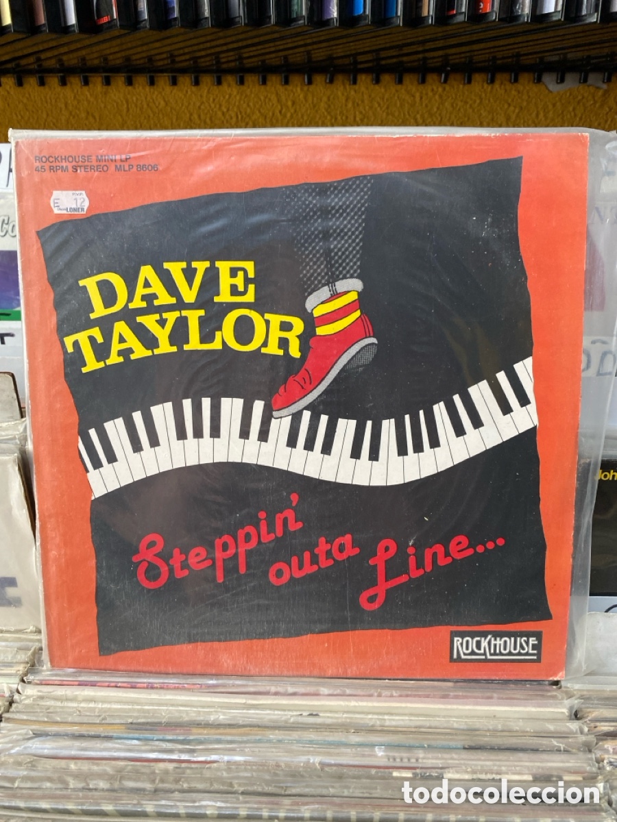Discos de vinilo: Dave Taylor - Steppin&rsquo; outa line - Foto 1