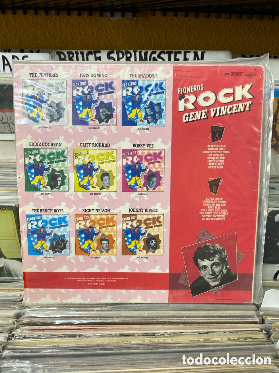 Discos de vinilo: Gene Vincent - Pioneros del Rock - Foto 2