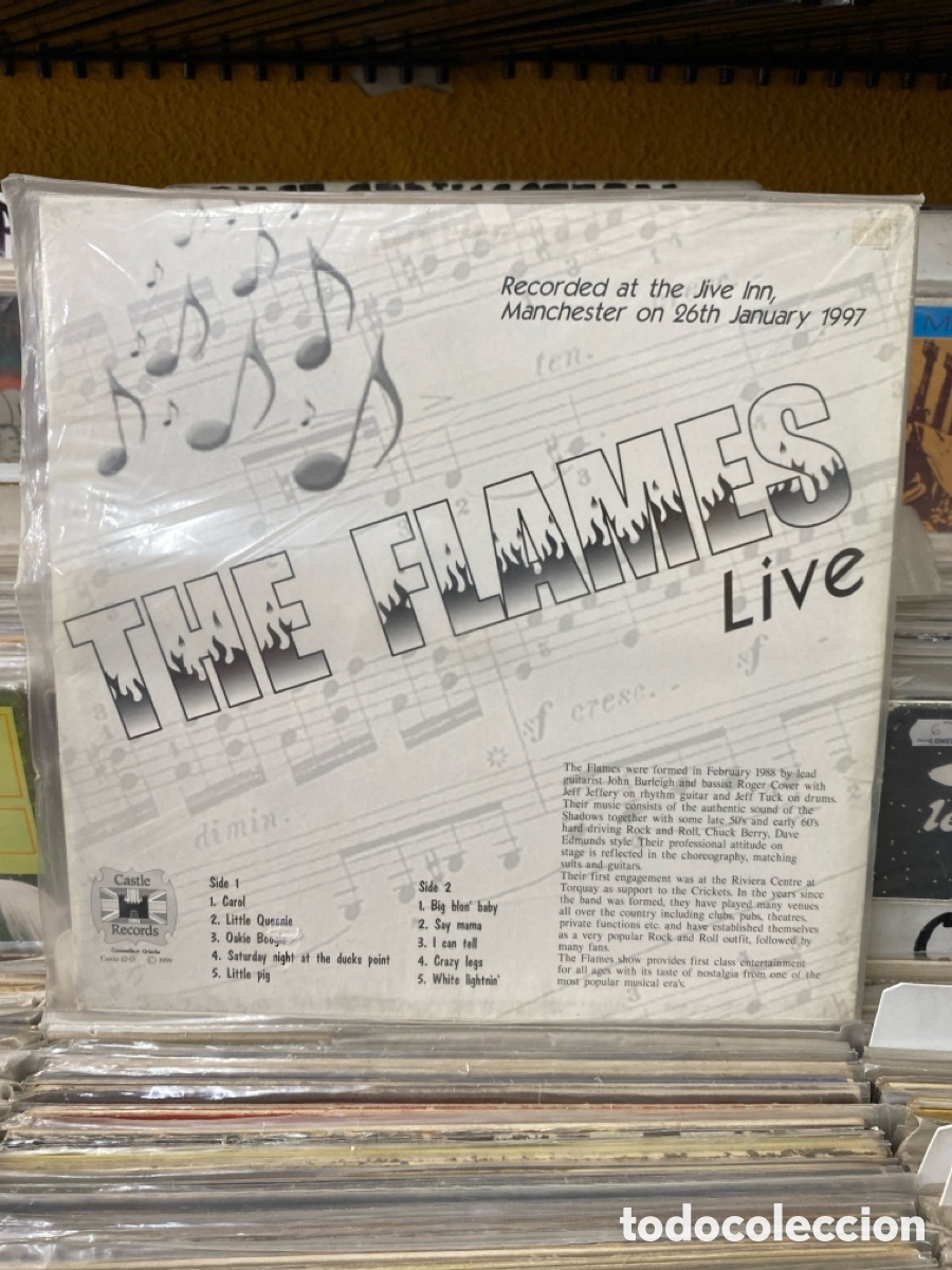 Discos de vinilo: The Flames - The Flames Live - Foto 2