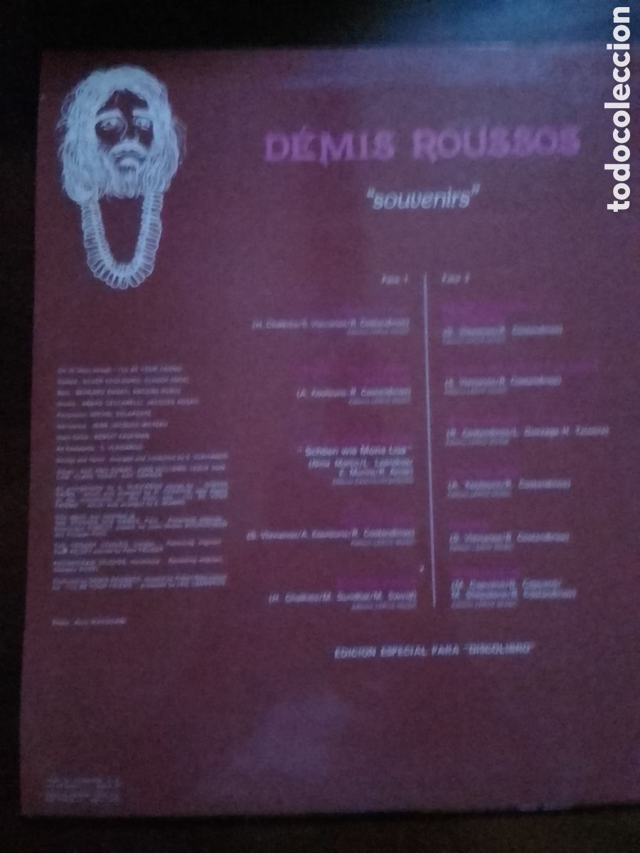 Discos de vinilo: DEMIS ROUSSOS, LP 1975 - Foto 2